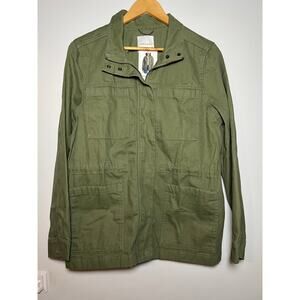 NWT Medium Military Green Canvas Silhouette Jacket